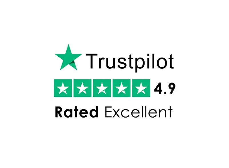 Trustpilot 4.9 rating